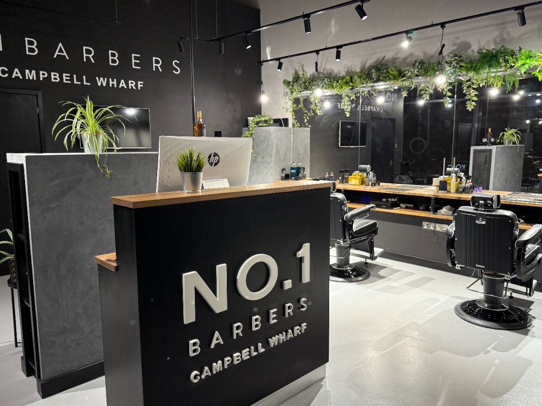 No.1 Barbers Campbell Wharf Now Open!